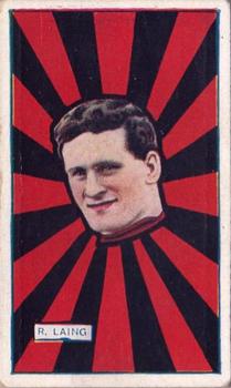 1921 J.J.Schuh Magpie Cigarettes Australian Footballers - Victorian League #34 Roy Laing Front